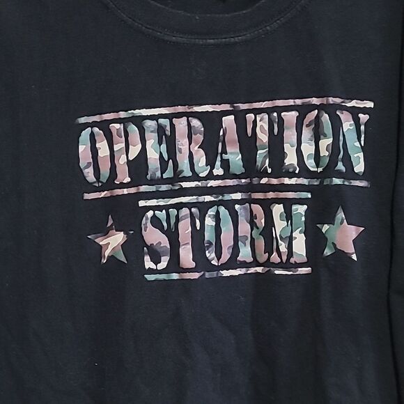 Operation Storm Black Men's T-Shirt sz XL - Picture 3 of 6